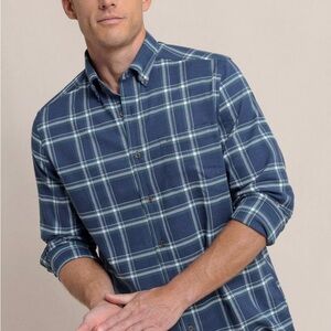 Men’s size XXL Southern Tide River Point Plaid Intercoastal button down shirt